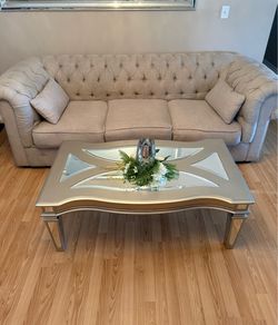 Classic sofa and coffee table