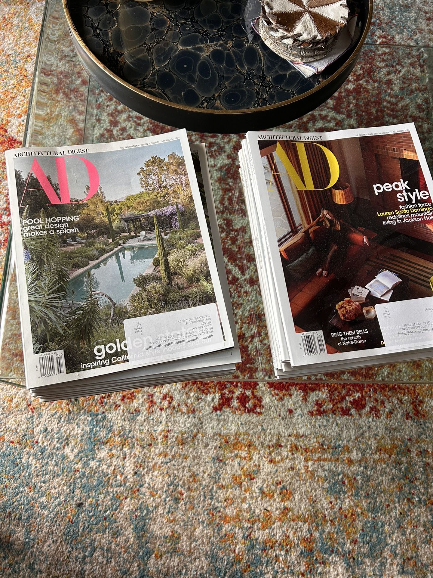 20 Architectural Digest magazines 