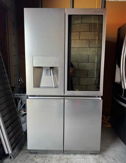 LG signature stainless steel refrigerator