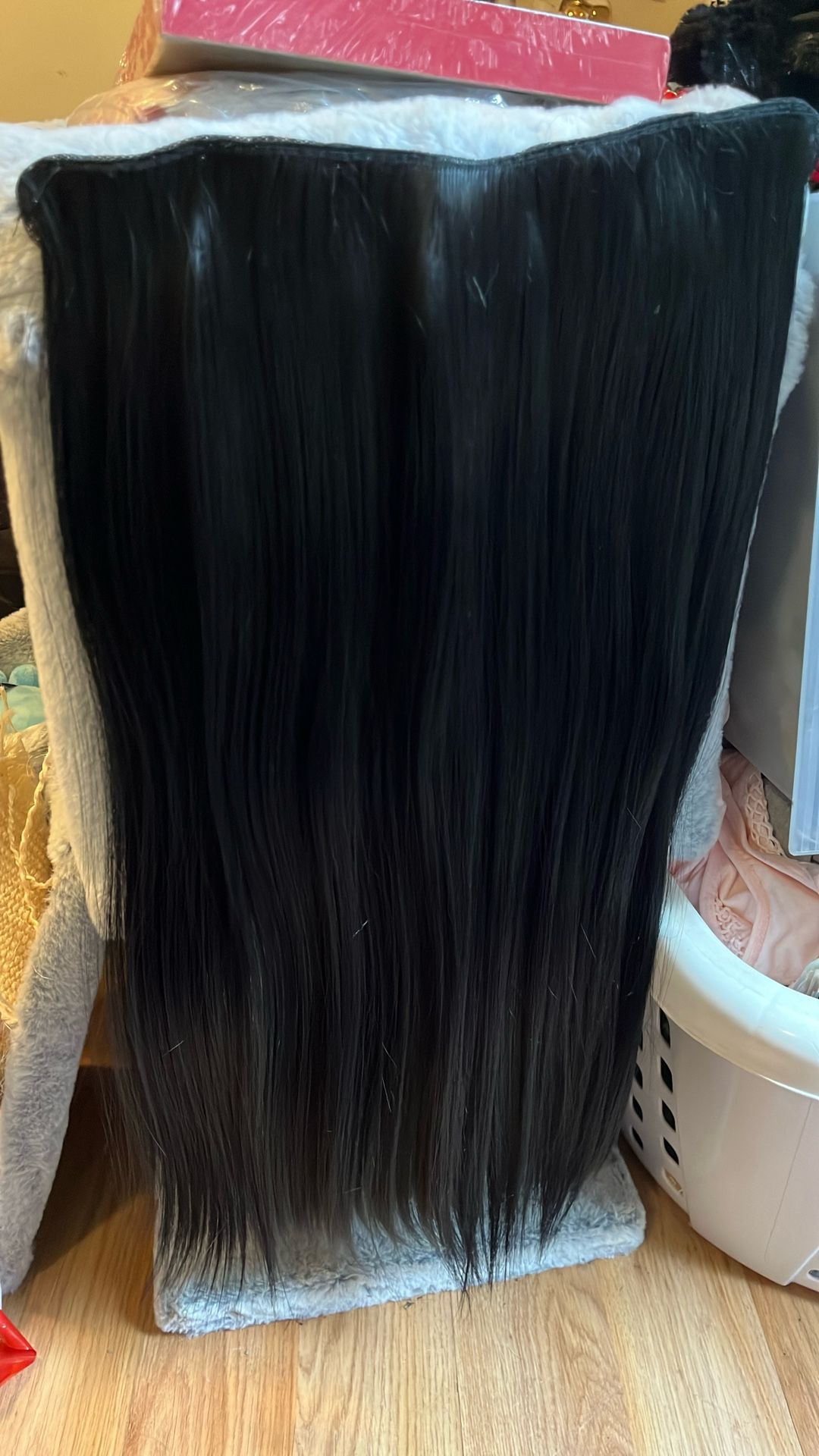 Black Clip In Hair 24 inch