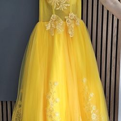 Yellow Quinceanera Dress 