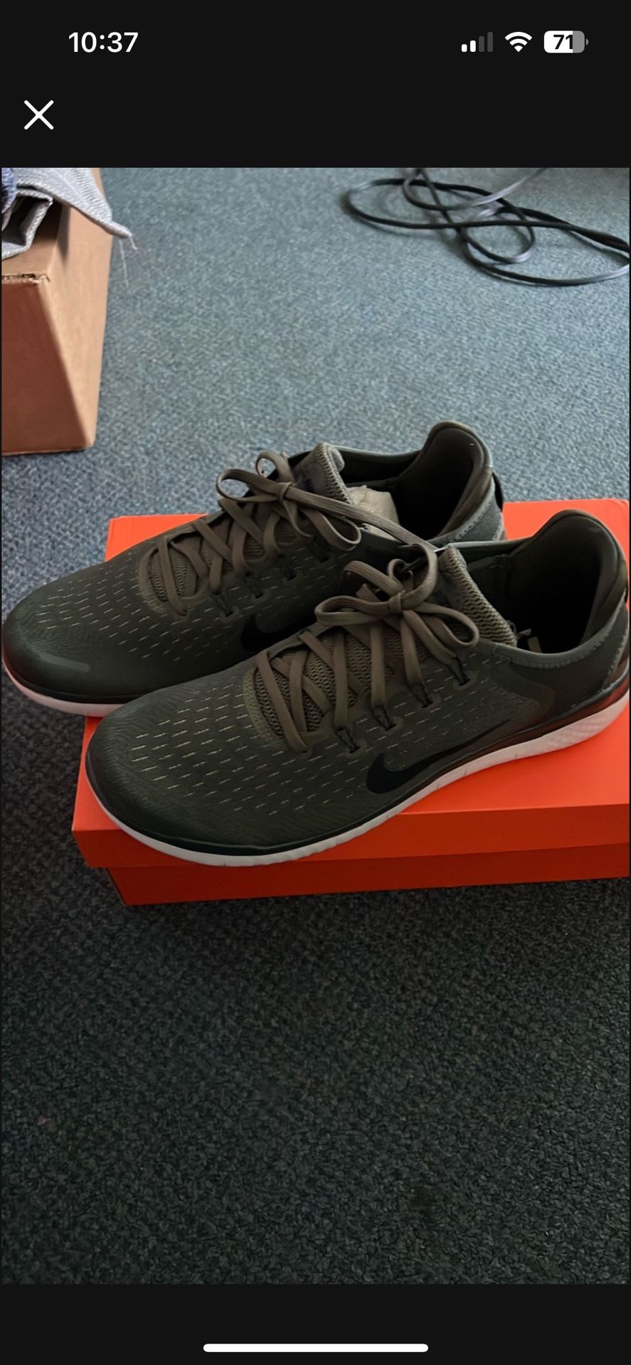 Nike Free Run Size 11 Green
