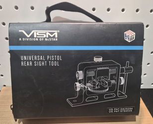 VISM NcSTAR Universal Pistol Rear Sight Tool w/ Case Gunsmith Sight Pusher Tool