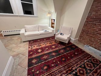 8ft x 11ft Lucerne rug + 8ft x 11 ft non-slip rug mat