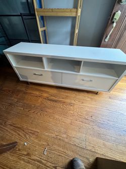 Media console with drawers