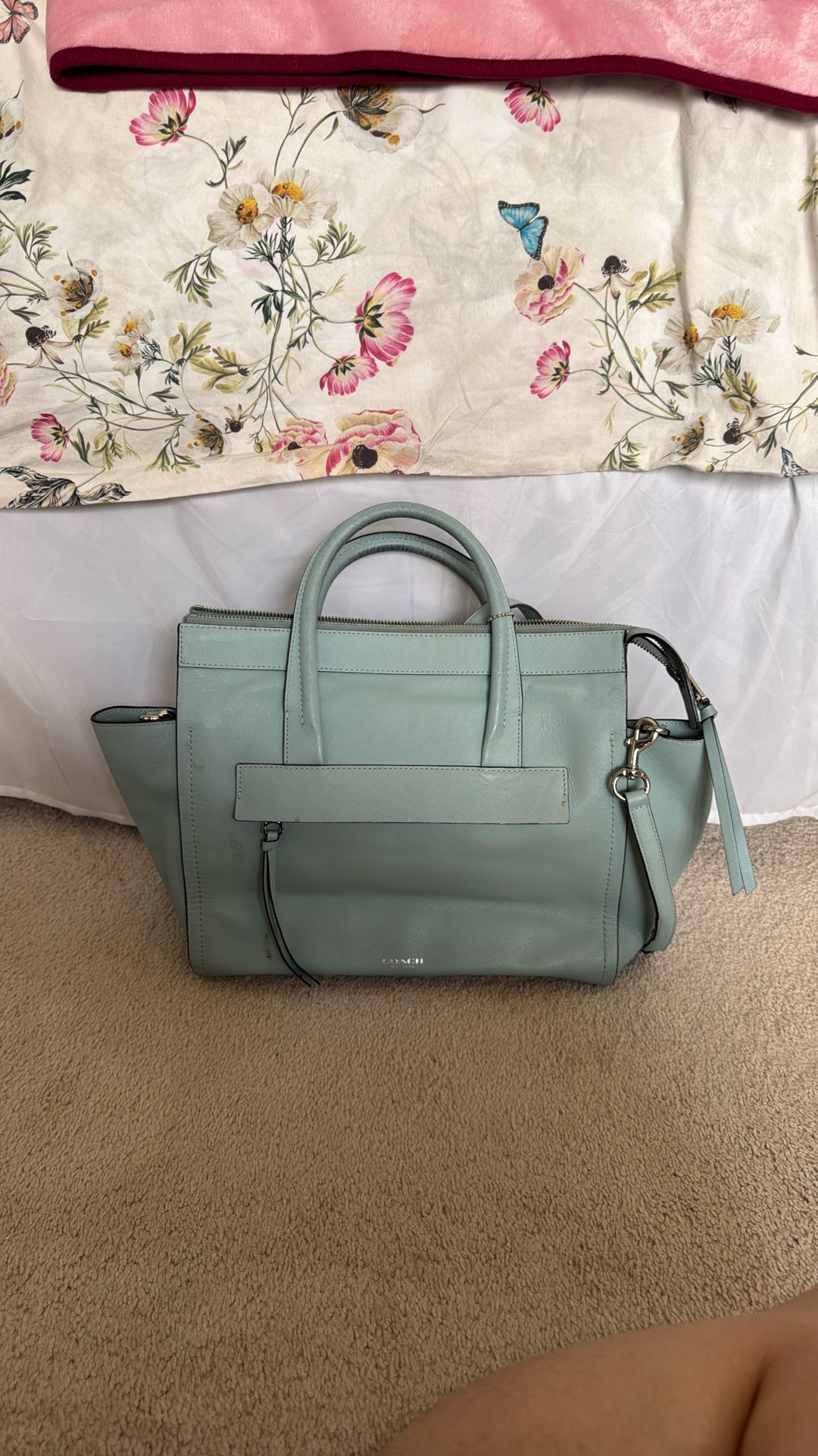 Light Blue Coach Purse