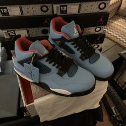 🔥 Air Jordan 4 Cactus Jack – Travis Scott Edition – Brand New in Box – Size 12] 🔥