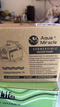 Water Pump and Aquarium Cleaner