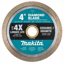 Makita

4 in. Continuous Rim Diamond Blade 