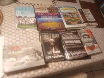 Hard Cover Baseball Books In Great Condition 