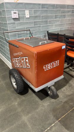 Vintage ice cream cart