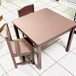 Kids Table & 2 Chairs