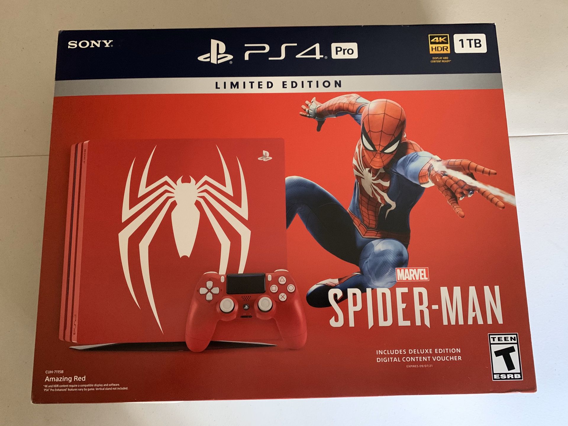 PS4 Pro Spider-Man Limited Edition 1TB
