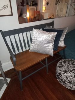 Wood bench