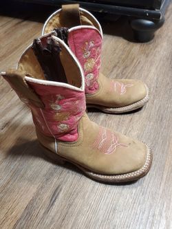 RED HAWK Boot Company Toddler Girls Boots Size 10