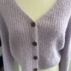 Jun & Ivy cropped cardigan sweater