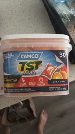 Camco TST MAX Camper/RV Toilet Treatment Drop-INs