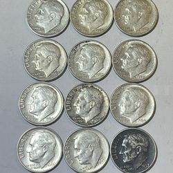 Silver Roosevelt Dimes