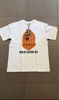 BAPE x MCM Collaboration Graphic T-Shirt White