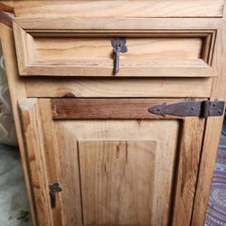 Rustic Style Nightstand or End Table