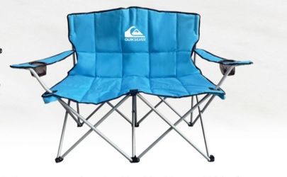 BRAND NEW QUICKSILVER FOLDING DOUBLE CHAIRS ( 1 AVAILABLE )