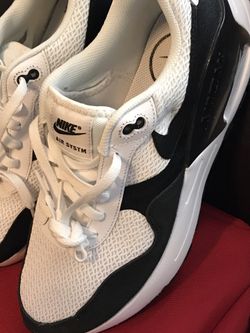 Black and White Air Max Nike Sneakers