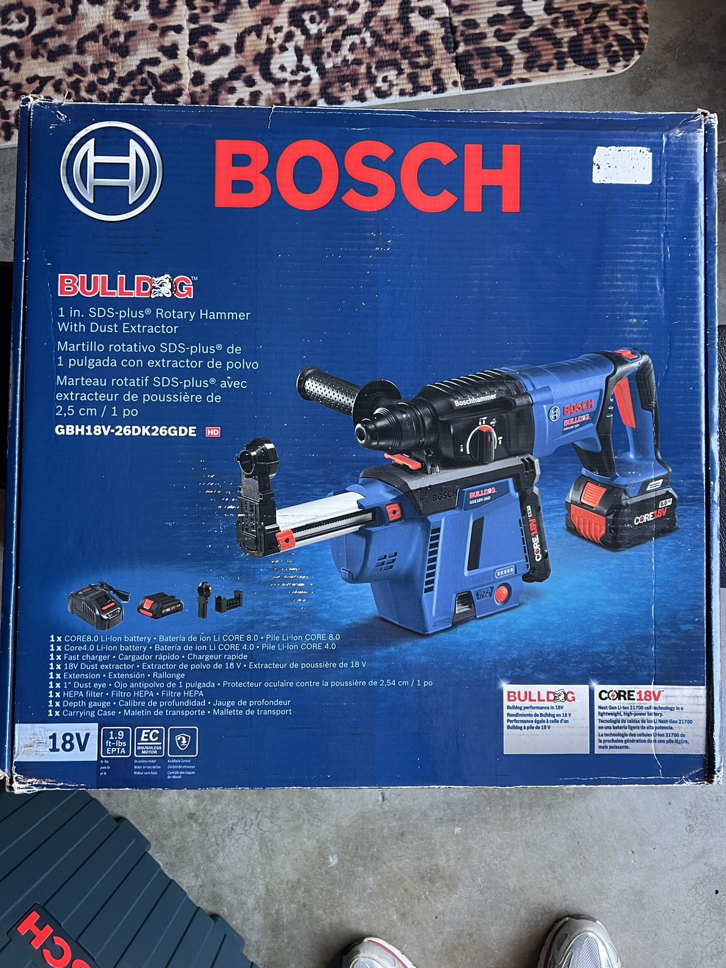 Brand new Bosch SDS plus Roto-Hammer/Dust extractor