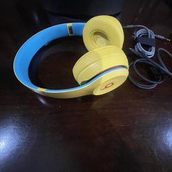 For Sale Beats Solo 3 Wireless On -ear Headphones , Yellow-blue 