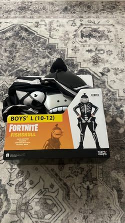 Fortnite Fishskull Boys Halloween Costume Size L
