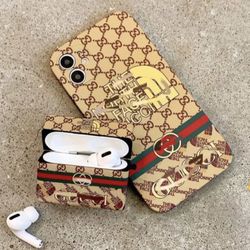 Bundle Luxury Airpod Pro Case & iPhone  11 Pro Max, 12 Pro, 13, 13 Pro, 13 Pro Max 