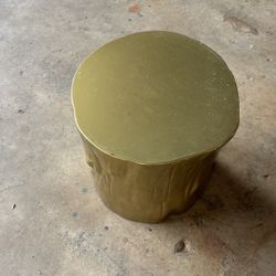 Gold Tree Stump table