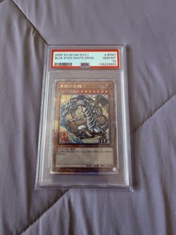 Yugioh Blue Eyes White Dragon Japanese Ukiyo-E Promo NYC1-JP001 PSA 10