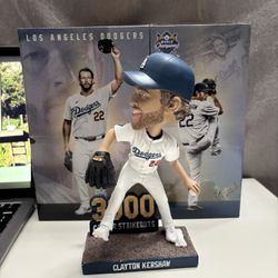 Clayton Kershaw 3000 Bobblehead 