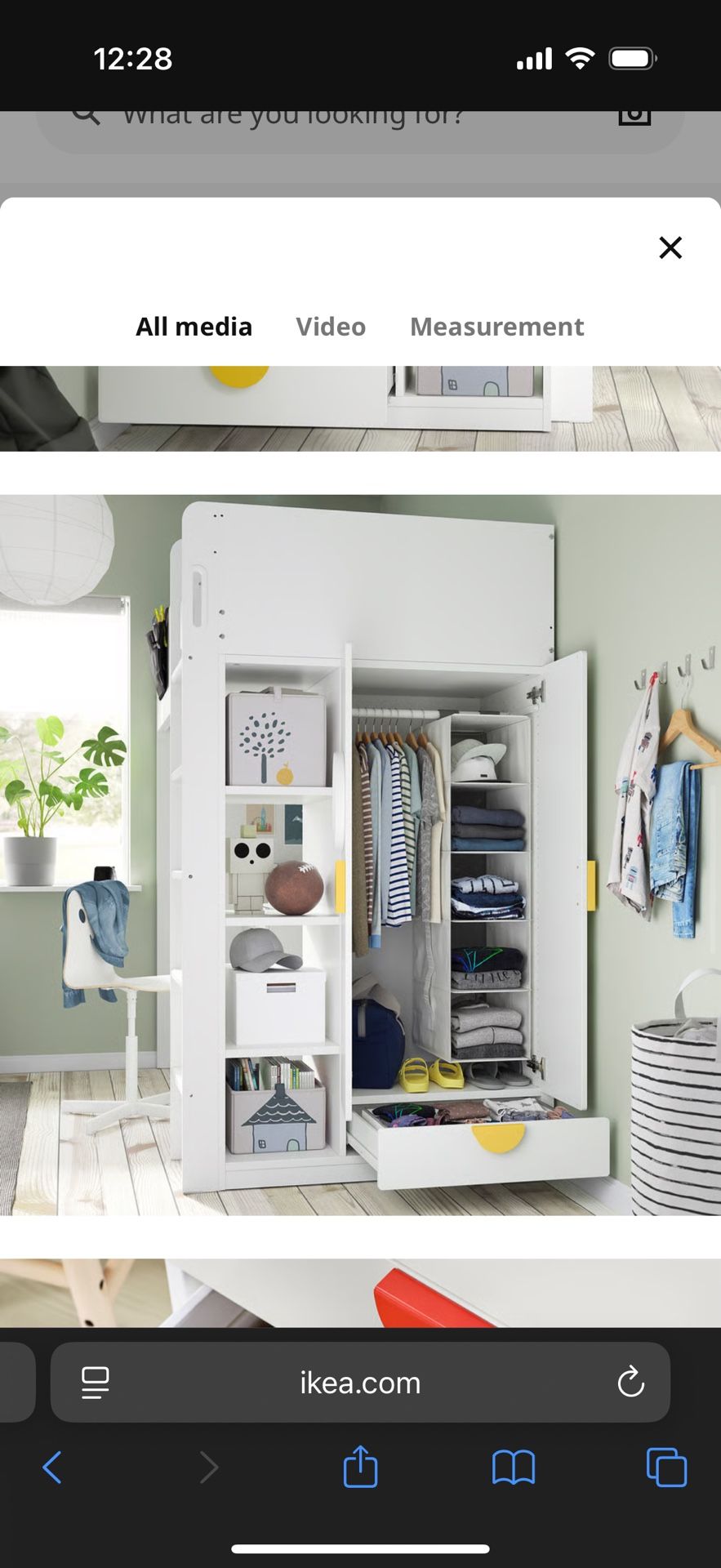 Bunk bed With Desk, Cubbies, Drawers, And Wardrobe