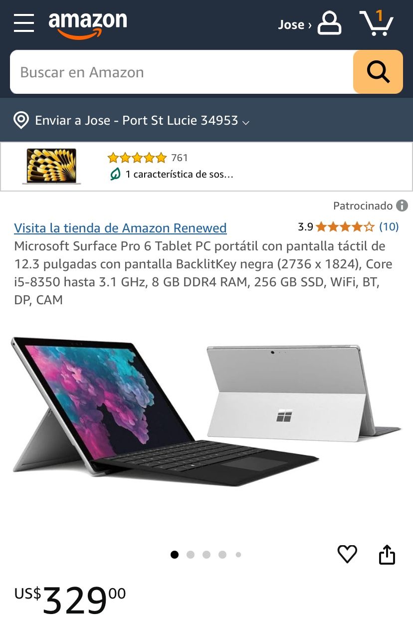 MICROSOFT SURFACE 6