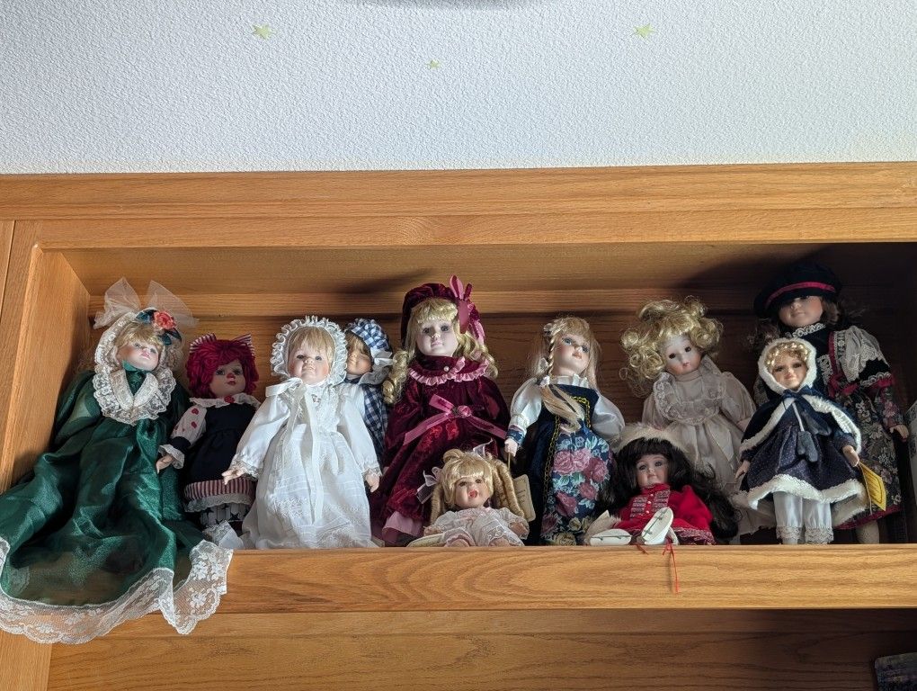 Vintage Porcelain Dolls