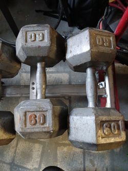 Hex Dumbbell Weights ($.40/lb)