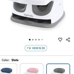 Ingenuity Baby Base 2-in-1 Booster Feeding and Floor Seat