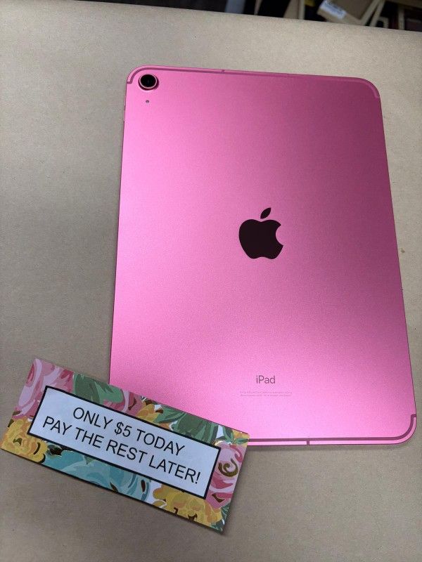 Apple IPad 10th Gen Tablet - Pay $1 today and pay the rest later -