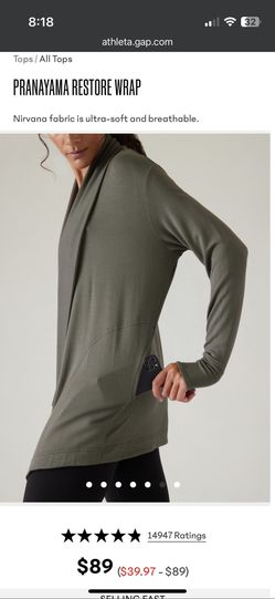 Xxs Athleta Yoga Pranayama Wrap