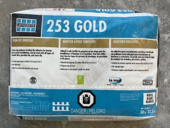 Laticrete 253 Gold Thin set