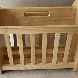 Vintage Spindle/Slatted Magazine Rack