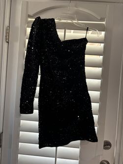 Black Sequence Dress