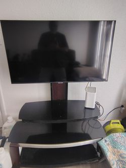 Samsung TV with stand