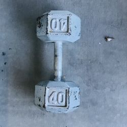 40 Lb Dumbbell Single