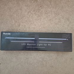Quntis Monitor Light Bar Focus 40 cm (15.7 inch) Black, Eye Caring LED ScreenLinear Basic
