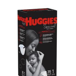 Huggies Special Delivery Hypoallergenic Diapers, Size 1, 35 Ct