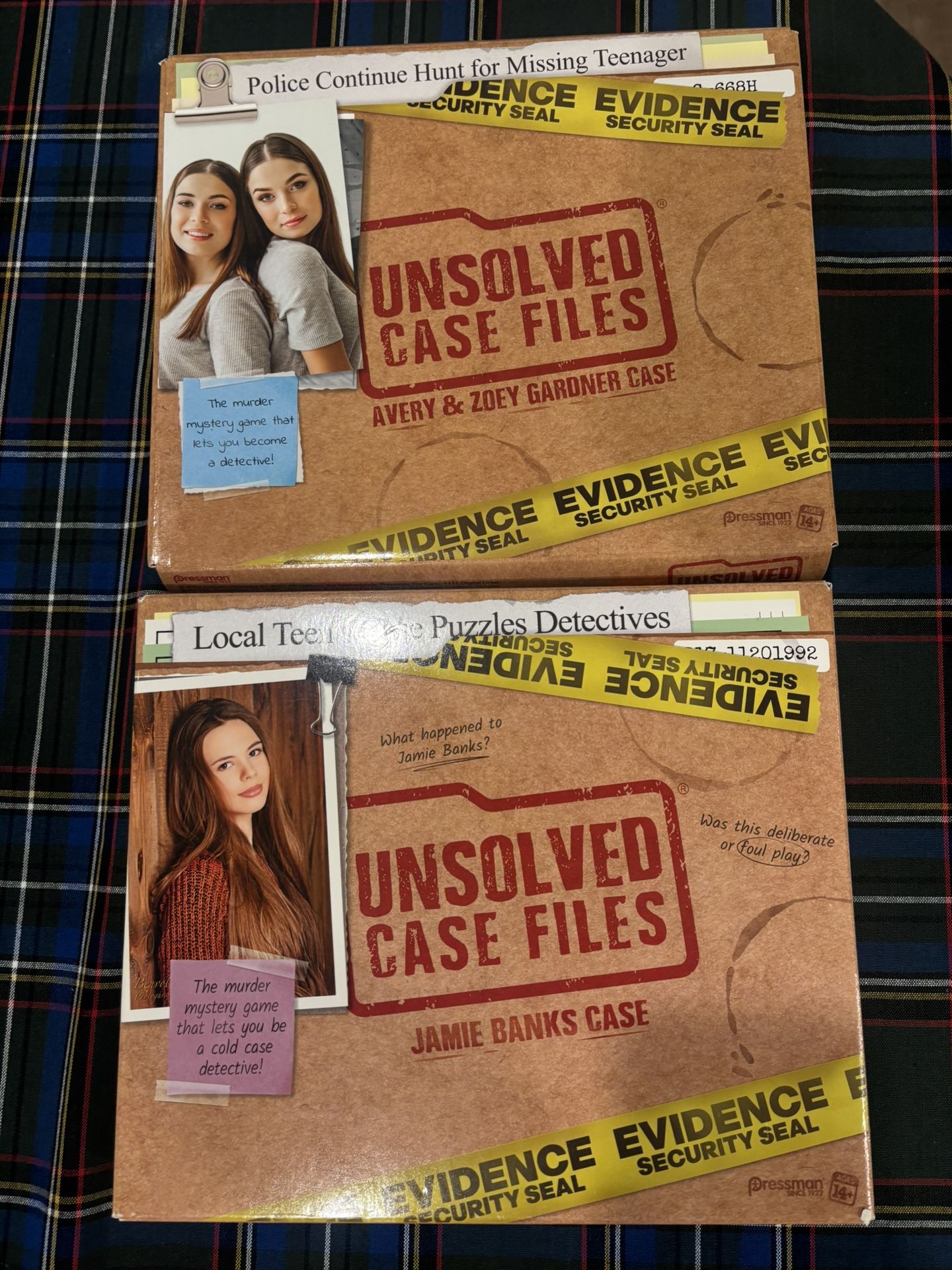 Unsolved Case Files “Board Game”