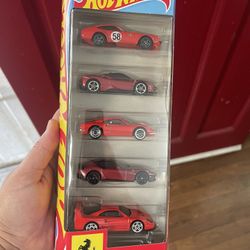 Hotwheels Ferrari 5 pack 