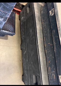 Job site box for truck